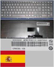 Teclado qwerty espanhol Sony Vaio Vpc-Ee 9Z.N5CS0.10S 148933241 quadro preto comprar usado  Enviando para Brazil