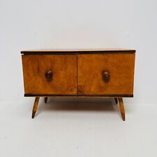 Aparador vintage de madera de teca con muebles para casa de muñecas segunda mano  Embacar hacia Argentina