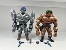 NECA Teenage Mutant Ninja Turtles Cartoon Granitor & Traag 7" Figurki Kompletne, używany na sprzedaż  Wysyłka do Poland