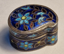 Vintage silver enamel for sale  CAERNARFON