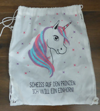Turnbeutel mädchen einhorn gebraucht kaufen  Aschersleben