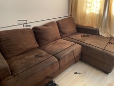 Corner sofa bed for sale  NEW MALDEN
