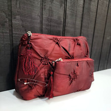 Red ruched tassel for sale  Lebanon