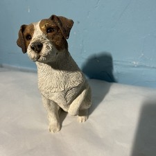 Usado, Estatueta de cachorro Sandicast tamanho original Jack Russell Terrier 1997 9"" comprar usado  Enviando para Brazil