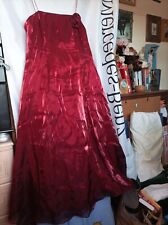 Debenhams long red for sale  HUNTLY