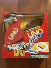 Mattel Uno Attack jogo de cartas de estratégia diversão em família com caixa em excelente estado usado comprar usado  Enviando para Brazil