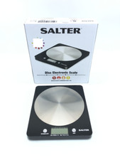 Salter Cyfrowa waga kuchenna 5kg, stal nierdzewna, tara, wyświetlacz LCD, czarna na sprzedaż  PL