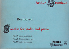 PHILIPS MINIGROOVE - HASKIL GRUMIAUX  - BEETHOVEN VIOLIN SONATAS  2, 3 & 8 - NM comprar usado  Enviando para Brazil