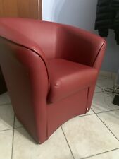 Poltrona bordeaux usato  Roma