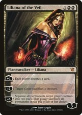 Carta mtg liliana usato  Italia