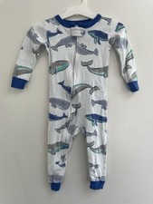 Carter's Baby Boys 1 peça estampa de baleia fofa algodão com zíper manga longa PJs branco 18M comprar usado  Enviando para Brazil