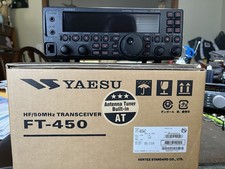 Transceptor de rádio YAESU FT-450 HF, sintonizador integrado. Ótimo estado., usado comprar usado  Enviando para Brazil