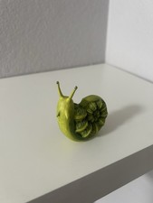 Estatueta de caracol de samambaia verde Enesco cultivada em casa RARA comprar usado  Enviando para Brazil