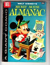 Mickey Mouse Almanaque 1 Muito Bom+ (4,5) 84 páginas! Dell Giant 12/57! Arte de cascas! comprar usado  Enviando para Brazil