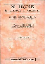 Solfèges chanter leçons d'occasion  Bonnétable