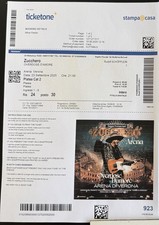 Zucchero konzertkarte verona gebraucht kaufen  Bamberg