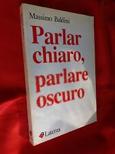 Libro parlar chiaro usato  Italia