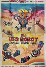 Goldrake manifesti ufo usato  Paterno