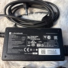 Carregador de laptop Toshiba Dynabook genuíno adaptador de alimentação CA PA5367U-1ACA 19V 65W comprar usado  Enviando para Brazil