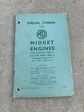 Special tuning manual for sale  DERBY