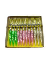 Vintage Little Fork Conjunto de 12 Mini Aperitivos Camarão Ostra Buffet MCM comprar usado Vintage Little Fork Conjunto de 12 Mini Aperitivos Camarão Ostra Buffet MCM comprar usado  Enviando para Brazil