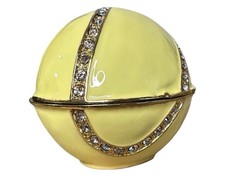 Caixa de bugigangas bola de tênis cintilante: elegante strass colecionável por obra de arte comprar usado  Enviando para Brazil