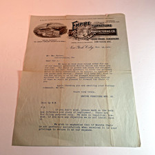 Usado, Cadeiras 1906 Empire Furniture Manufacturing Co. NYC Morris carta Brooklyn 6ª av comprar usado  Enviando para Brazil