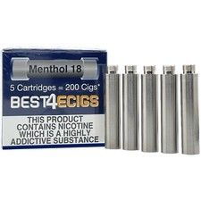 Best4ecigs menthol cartomizer for sale  HINCKLEY