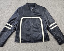 Jaqueta de Couro Vintage Wilsons Couro Maxima Moto Preta Cafe Racer Feminina Grande comprar usado  Enviando para Brazil