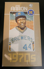 MILWAUKEE BREWERS BOBBLEHEAD HANK AARON 1970S 2010 BRAVES RARO HTF HOF HENRY HR comprar usado  Enviando para Brazil