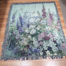 Oração LENA LIU Tapeçaria Pansy Floral Tecido Sofá Cobertor 50 X 60 Inglês  comprar usado  Enviando para Brazil