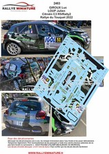 DECALS 1/43 REF 2483 CITROEN C3 GIROUX RALLYE LE TOUQUET 2022 RALLY, usado comprar usado  Enviando para Brazil