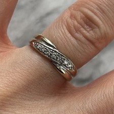 Diamond twist band for sale  UK