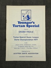 Rare darts programme for sale  MANCHESTER