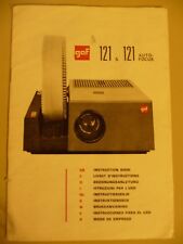 Instructions slide projector for sale  LEICESTER