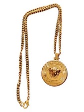 Versace collana dorata usato  Brembio