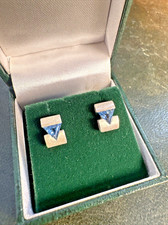 Triangular cut blue for sale  LONDON
