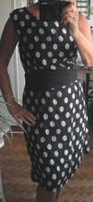 Robe lin noire d'occasion  Rouxmesnil-Bouteilles