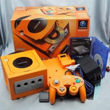 Sistema de console Nintendo GameCube laranja DOL-001 + Game Boy Player NTSC-J testado comprar usado  Enviando para Brazil