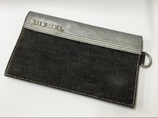 Carteira Diesel Masculina 2 Dobras Preta Denim W19xH11cm Luxo Casual Elegante Italiana comprar usado  Enviando para Brazil