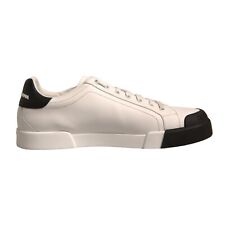 Usado, Tênis DOLCE & GABBANA logotipo couro branco Portofino UE41.5 /US8.5 870usd comprar usado  Enviando para Brazil