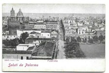 Cartolina palermo panorama usato  Trieste