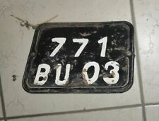 Plaque immatriculation feu d'occasion  Le Cendre
