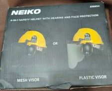 Casco de seguridad Neiko 53880A 4 en 1 con protección auditiva y facial  segunda mano  Embacar hacia Mexico