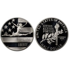 Moeda comemorativa de meio dólar 1992-S PROVA ginástica olímpica GEM comprar usado Moeda comemorativa de meio dólar 1992-S PROVA ginástica olímpica GEM comprar usado  Enviando para Brazil
