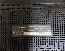 Auto vox stream for sale  ROTHERHAM