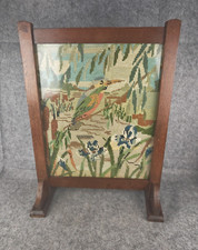 Vintage wooden embroidered for sale  OSWESTRY