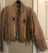 Buckskin leather bead for sale  Resaca