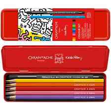 Conjunto de 10 lápis e 1 pincel de feltro edição especial Caran d'Ache Keith Haring colorido, usado comprar usado  Enviando para Brazil