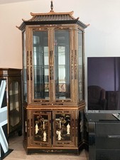 Meuble vitrine laque d'occasion  Fouesnant